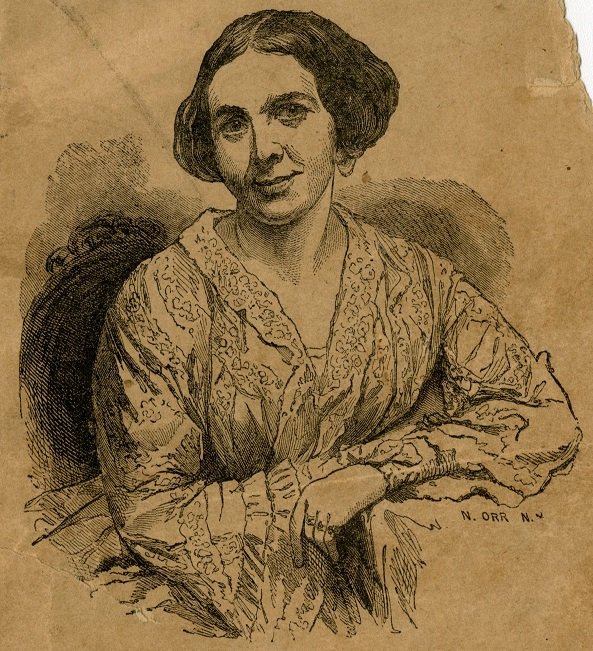 Drawing of Mrs. Mary Burch