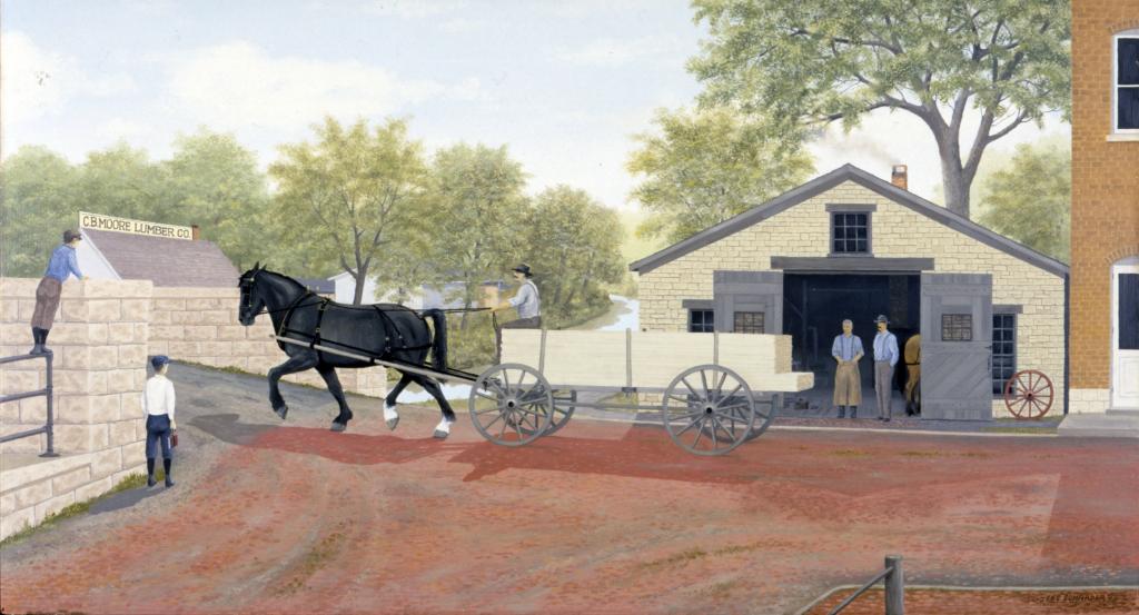 "The Blacksmith Shop" by Les Schrader