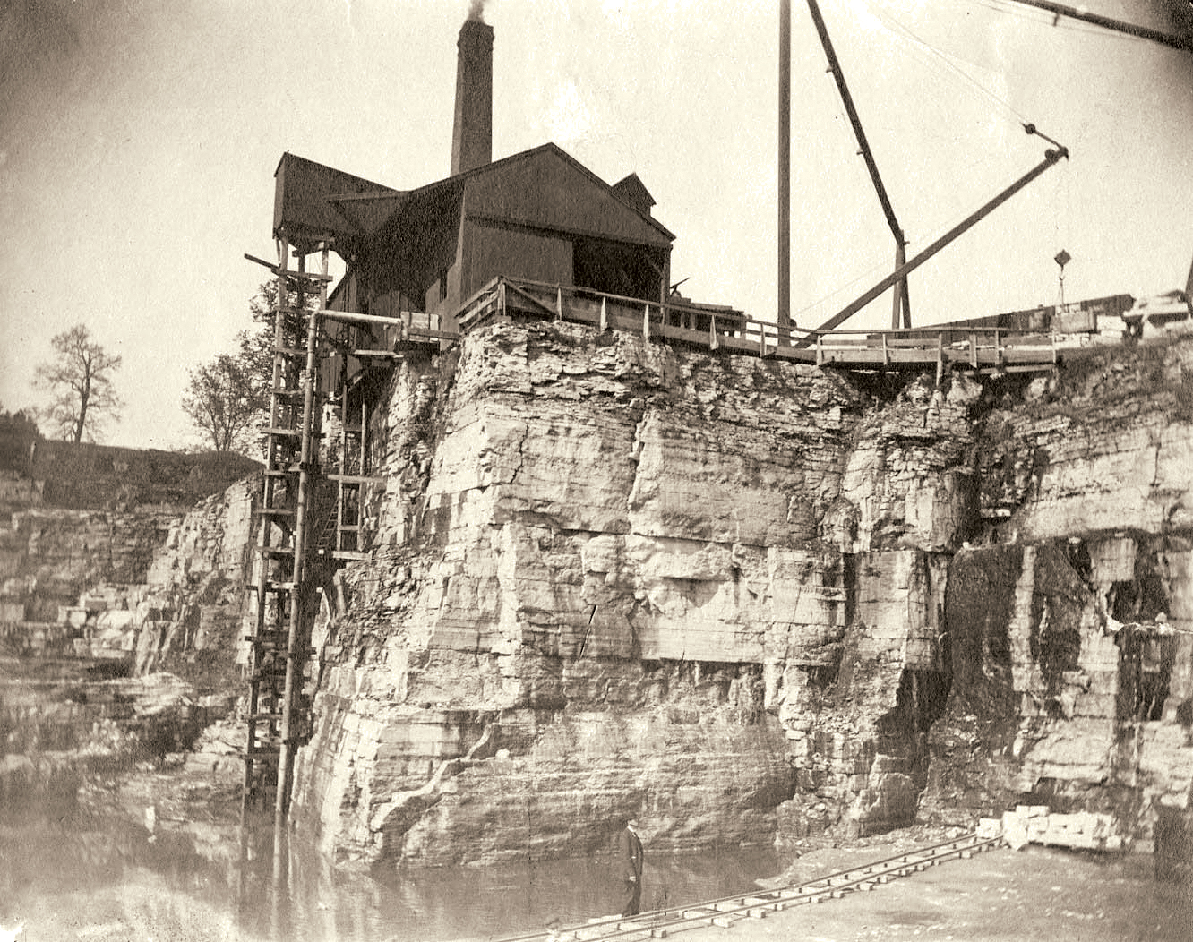 Naperville quarry, late nineteenth century

