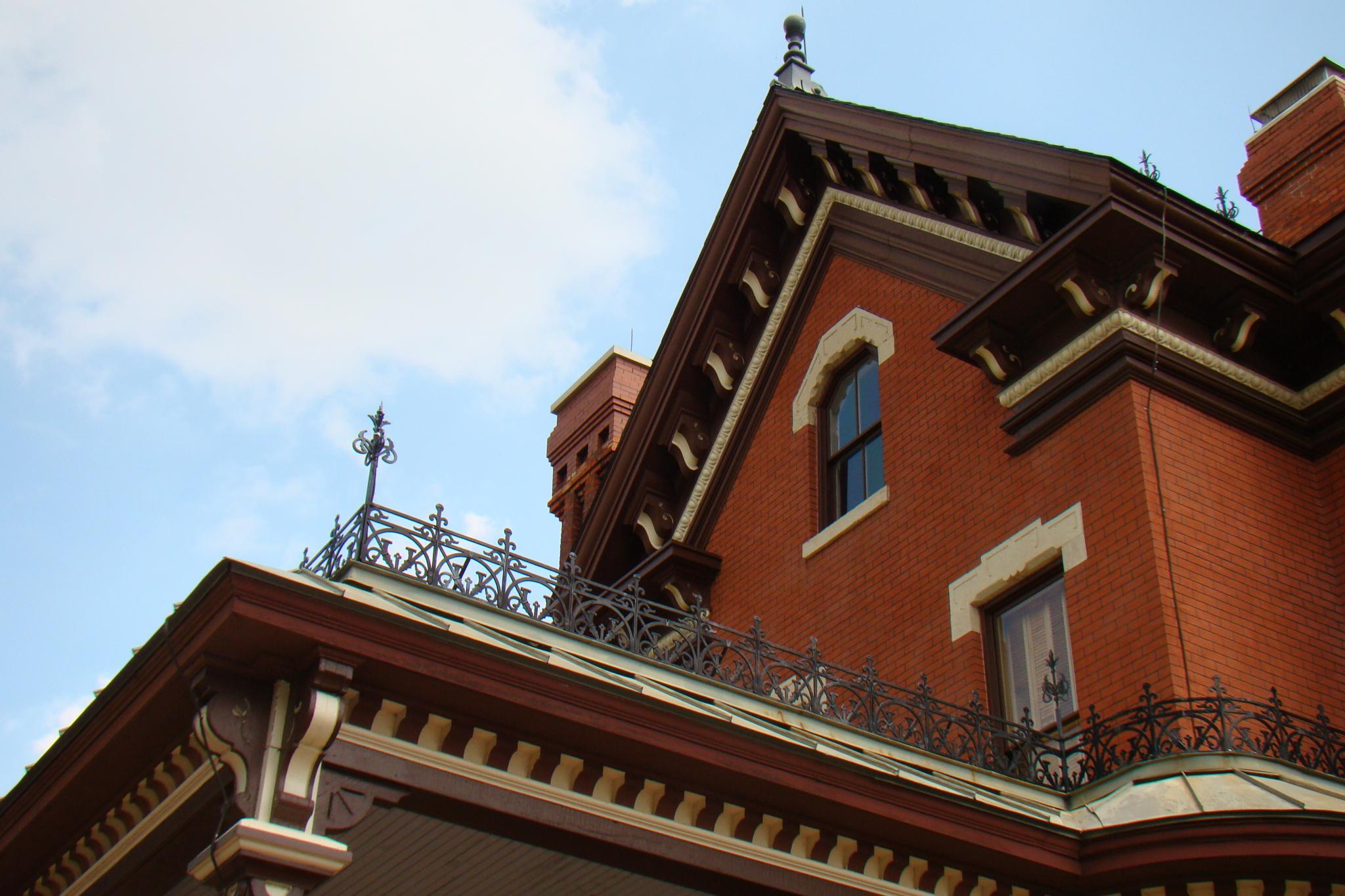 Second Empire style roof line, Martin-Mitchell Mansion