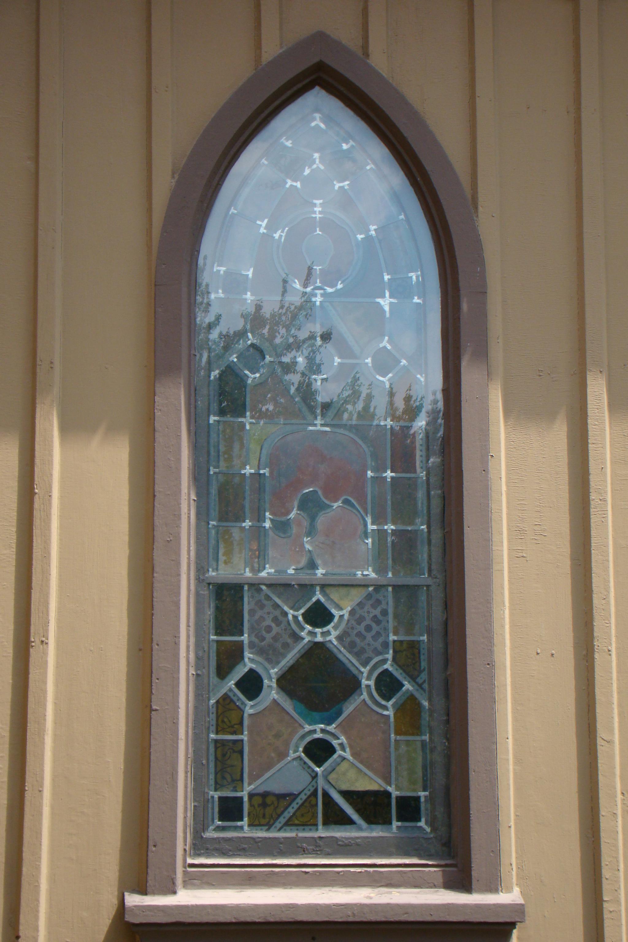 Lancet-shaped window, Century Memorial Chapel