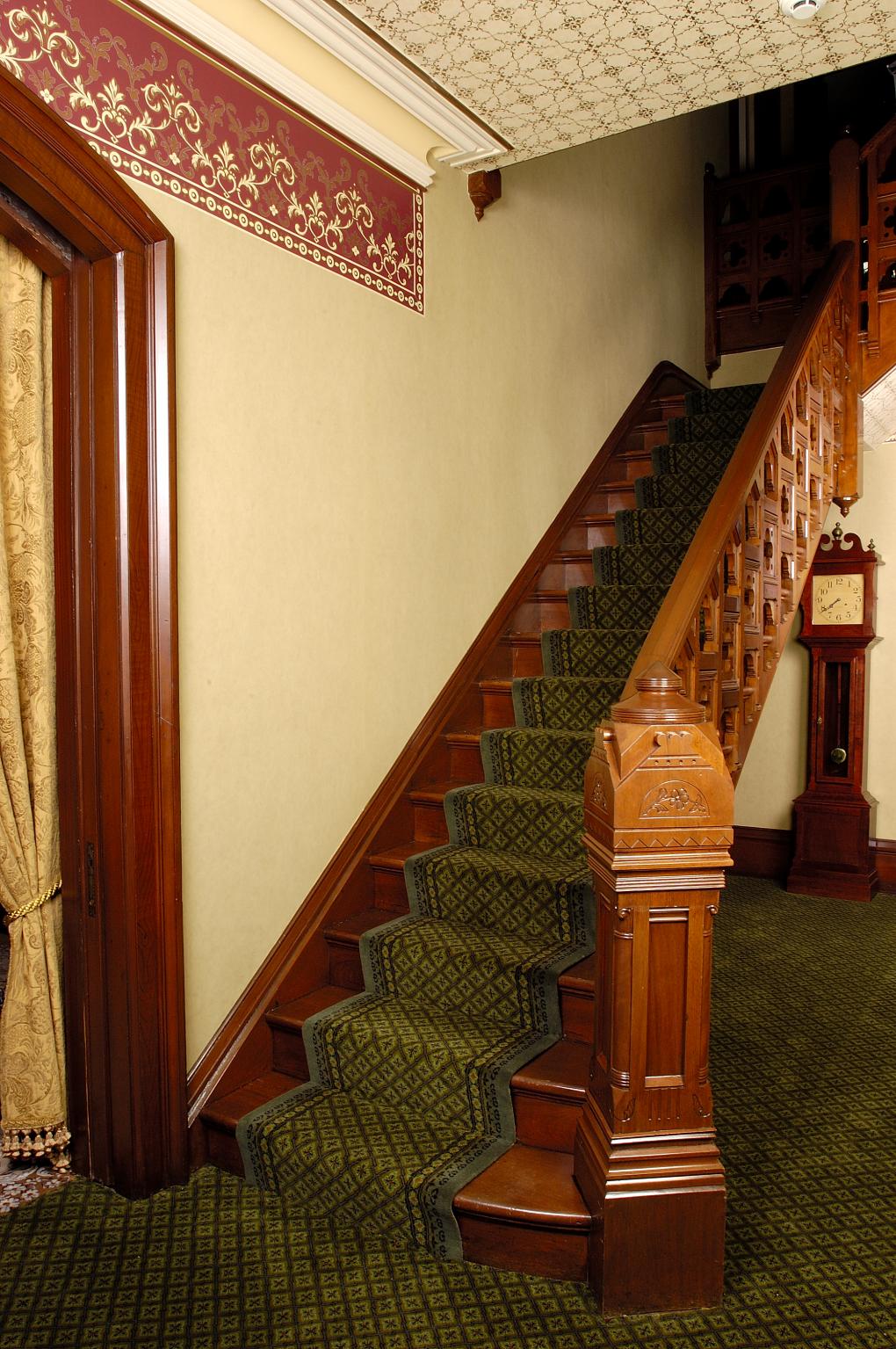 Main staircase, Martin-Mitchell Mansion