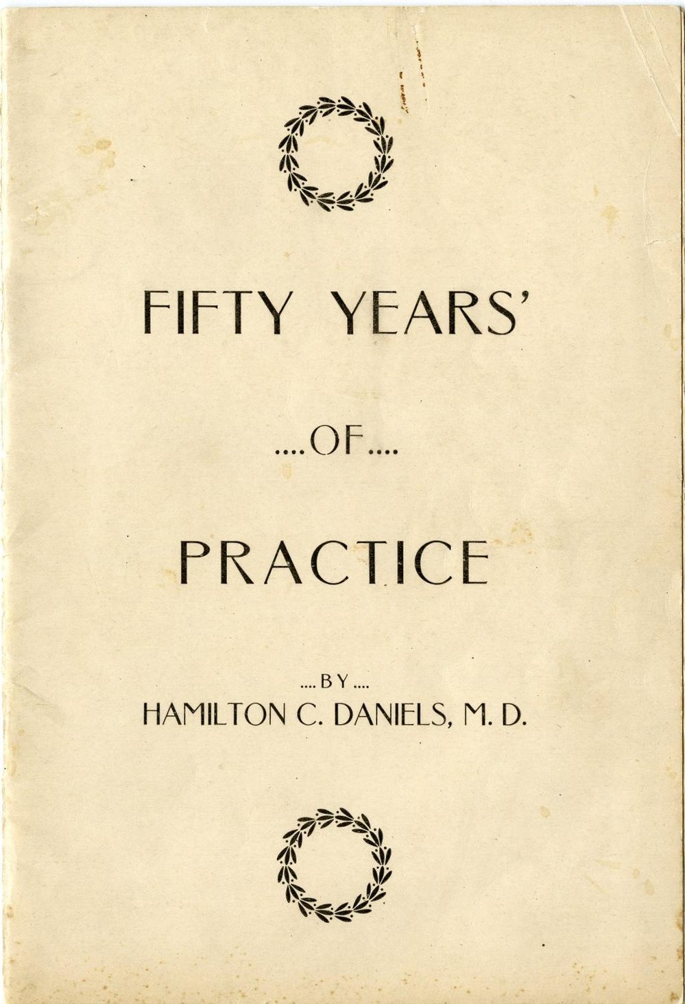 Photograph of Dr. Daniel's medicine recipes book